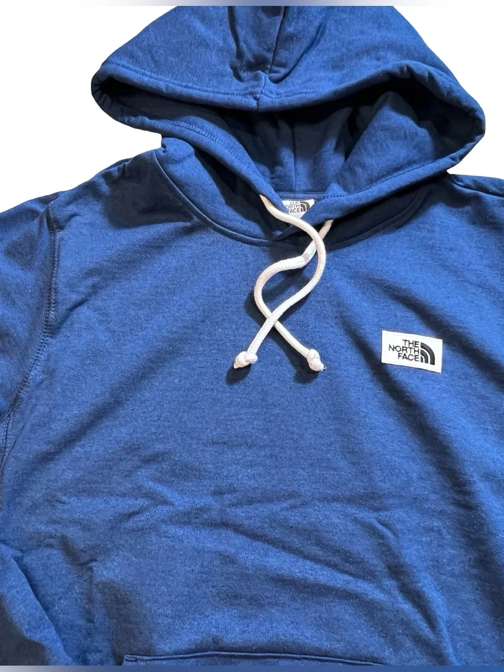 The North Face Men’s Heritage Patch Pullover Hoodie sweatshirt‎ Blue size Small